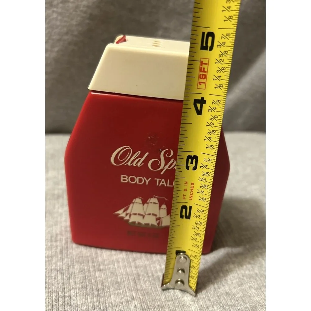 Vintage Old Spice Scented Body Talc Powder 5oz Full Size Mens Made In USA